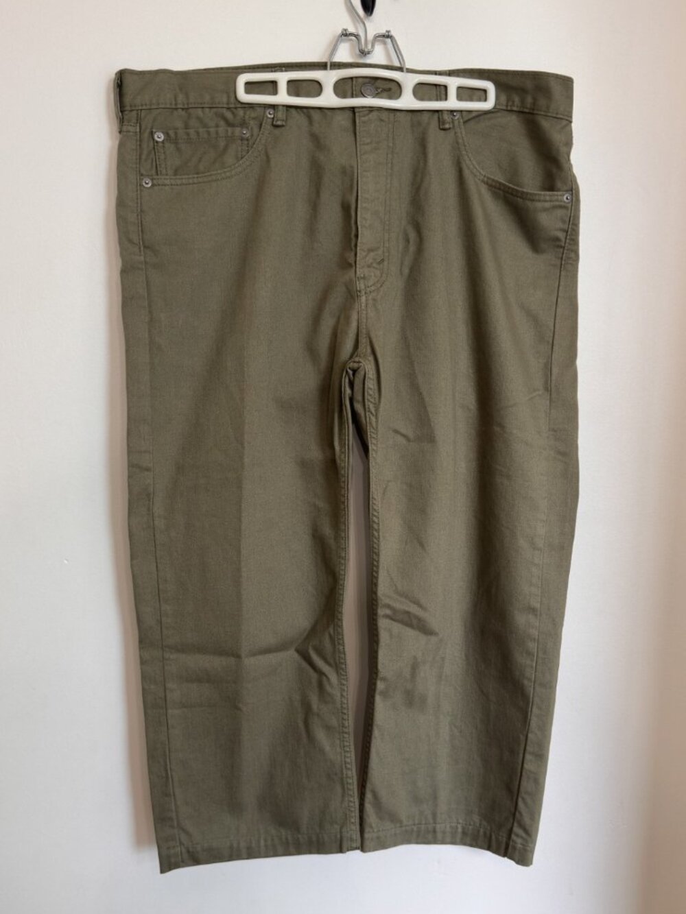 LEVI'S 505 GREEN 505 WHITE TAG (MODIFIED LENGTH)